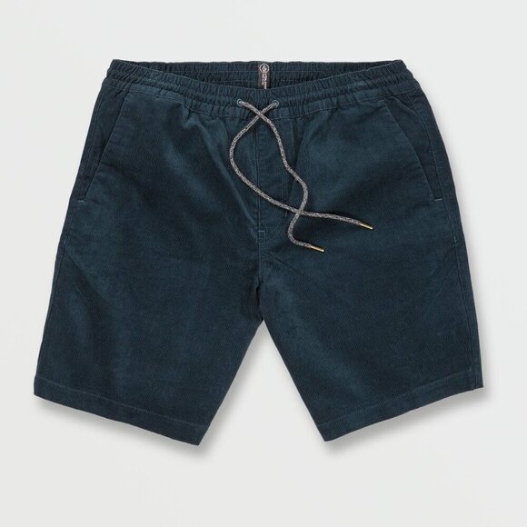 NWT Volcom Frickin Mix Elastic Waist Shorts Curduroy L - Picture 2 of 14